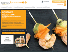 Tablet Screenshot of gourmet-reception.com